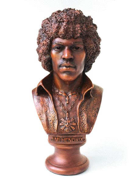Jimi Hendrix Authorized Statuette Bust